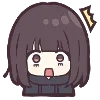 😳 Эмодзи «☺ Menhera chan emoji» для Telegram