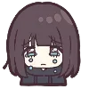 😢 Эмодзи «☺ Menhera chan emoji» для Telegram