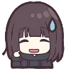 😅 Эмодзи «☺ Menhera chan emoji» для Telegram