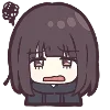 🤨 Эмодзи «☺ Menhera chan emoji» для Telegram