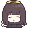 😇 Эмодзи «☺ Menhera chan emoji» для Telegram