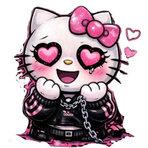 🫥 Стикер «EMO KITTY» для Telegram