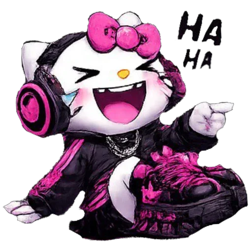 🫥 Стикер «EMO KITTY» для Telegram