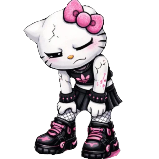 🫥 Стикер «EMO KITTY» для Telegram