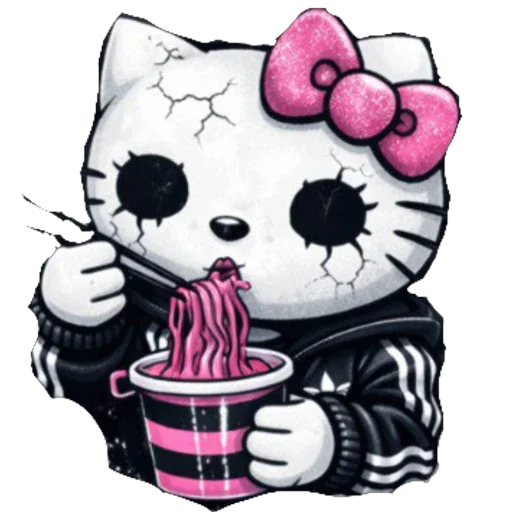 🫥 Стикер «EMO KITTY» для Telegram