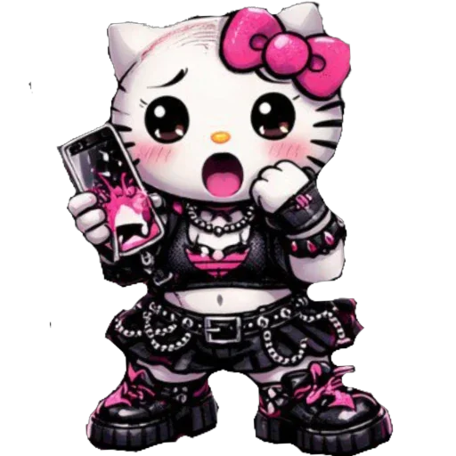 🫥 Стикер «EMO KITTY» для Telegram