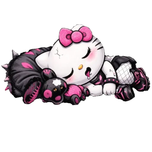 🫥 Стикер «EMO KITTY» для Telegram