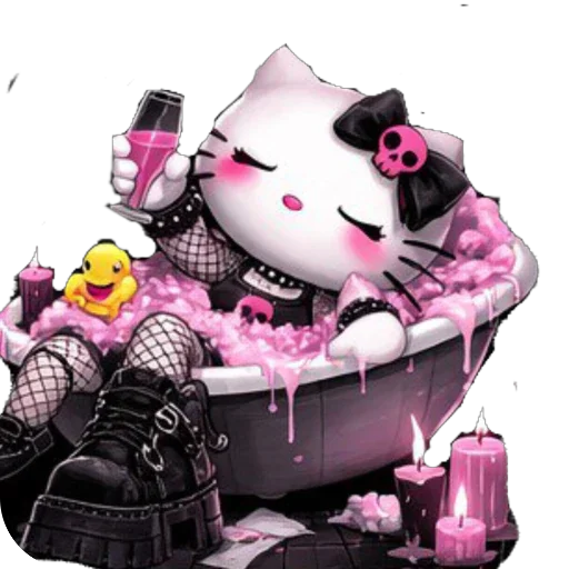 🫥 Стикер «EMO KITTY» для Telegram