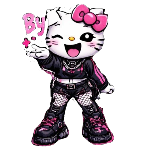 🫥 Стикер «EMO KITTY» для Telegram