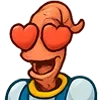😍 Эмодзи «Earthworm Jim» для Telegram