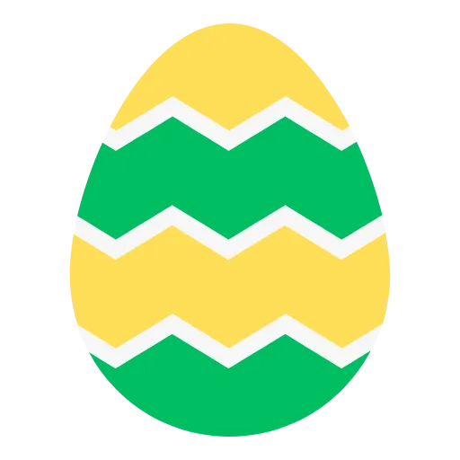 🥚 Эмодзи «Easter eggs - адаптивные эмодзи к Пасхе, можно ставить на фон профиля и сообщений» для Telegram