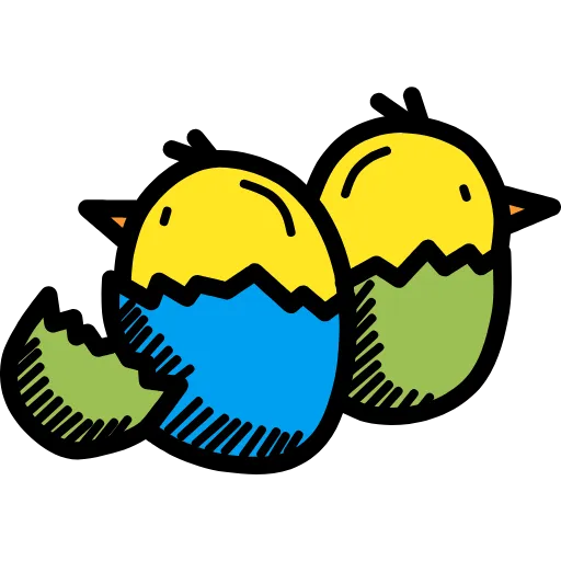 🤩 Эмодзи «Easter Doodle» для Telegram