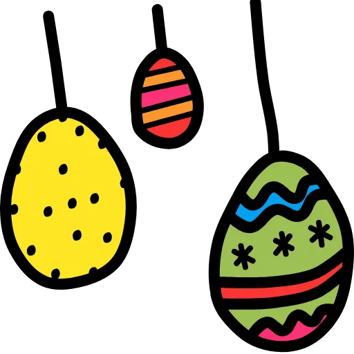 🤩 Эмодзи «Easter Doodle» для Telegram