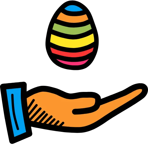 🤩 Эмодзи «Easter Doodle» для Telegram