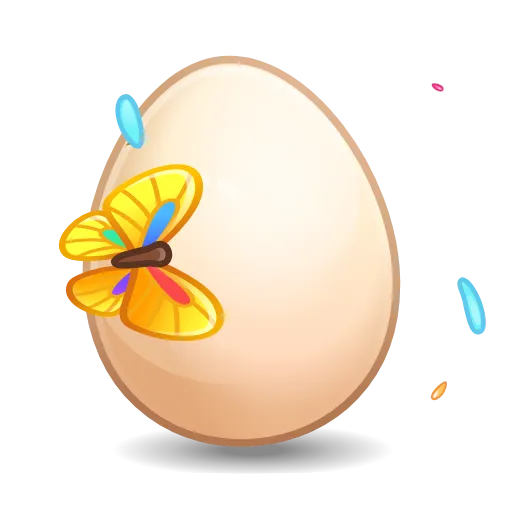 🥚 Стикер «Easter egg» для Telegram
