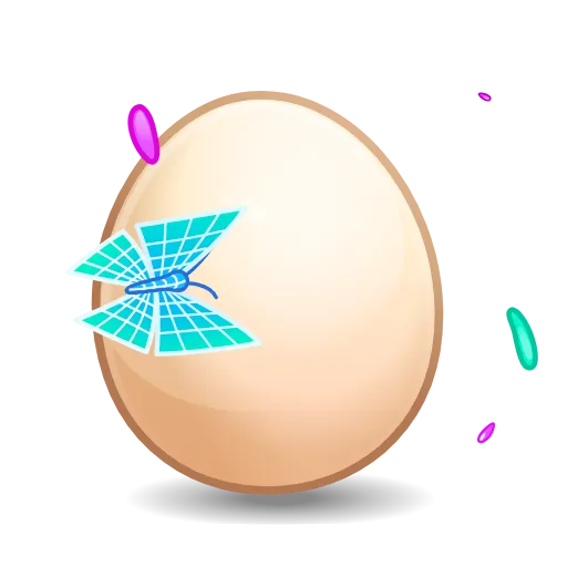 🥚 Стикер «Easter egg» для Telegram