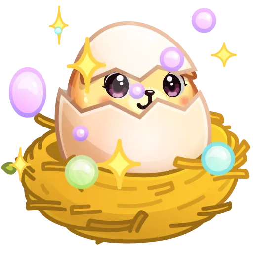 🥚 Стикер «Easter egg» для Telegram