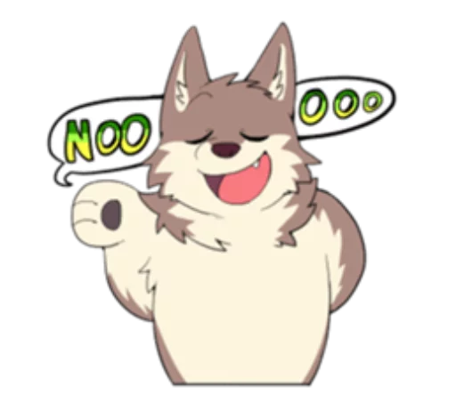 🏞 Стикер «Eastern Timber-Wolf» для Telegram