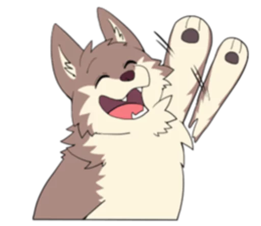 🏞 Стикер «Eastern Timber-Wolf» для Telegram