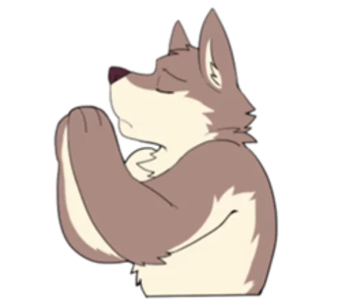 🏞 Стикер «Eastern Timber-Wolf» для Telegram