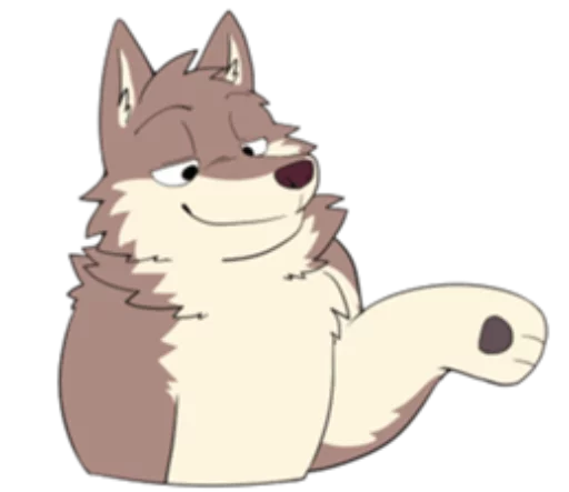 🏞 Стикер «Eastern Timber-Wolf» для Telegram