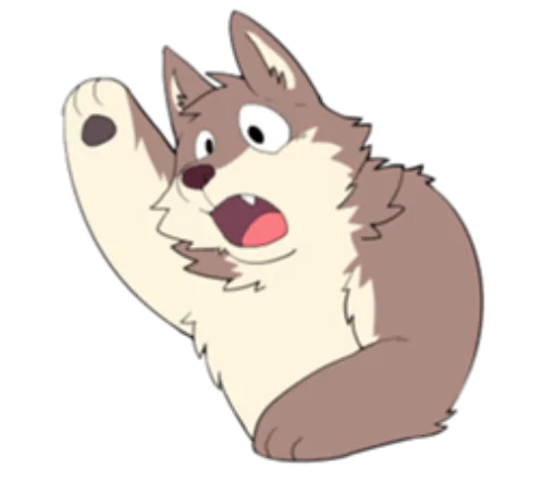 🏞 Стикер «Eastern Timber-Wolf» для Telegram