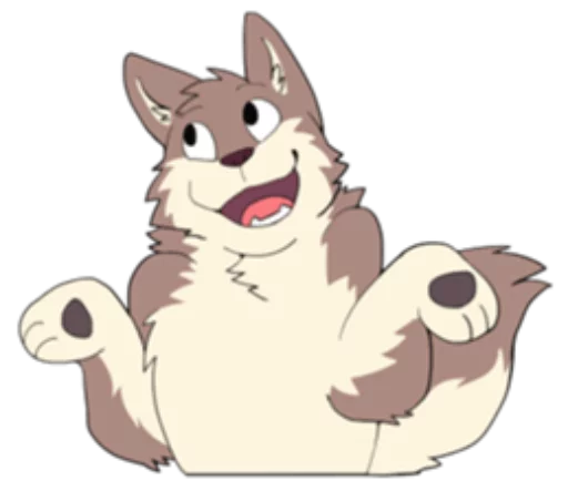 🏞 Стикер «Eastern Timber-Wolf» для Telegram