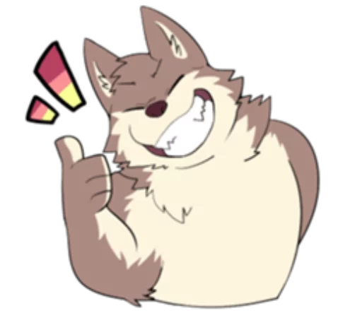 🏞 Стикер «Eastern Timber-Wolf» для Telegram