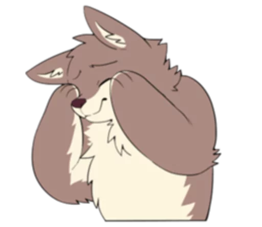 🏞 Стикер «Eastern Timber-Wolf» для Telegram