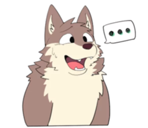 🏞 Стикер «Eastern Timber-Wolf» для Telegram