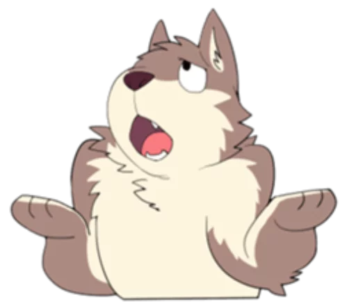🏞 Стикер «Eastern Timber-Wolf» для Telegram
