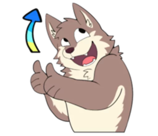 🏞 Стикер «Eastern Timber-Wolf» для Telegram