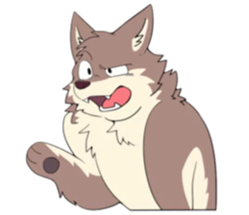 🏞 Стикер «Eastern Timber-Wolf» для Telegram