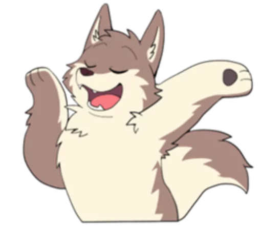 🏞 Стикер «Eastern Timber-Wolf» для Telegram