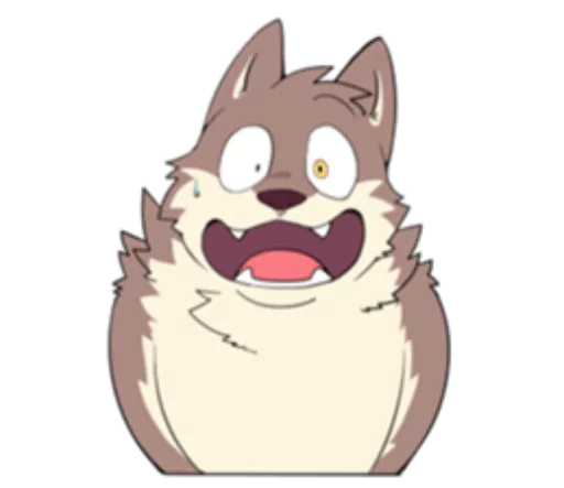 🏞 Стикер «Eastern Timber-Wolf» для Telegram