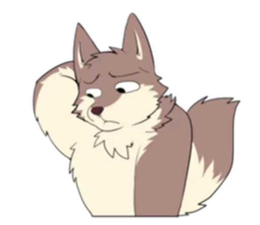 🏞 Стикер «Eastern Timber-Wolf» для Telegram