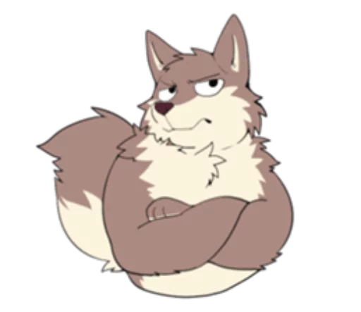 🏞 Стикер «Eastern Timber-Wolf» для Telegram