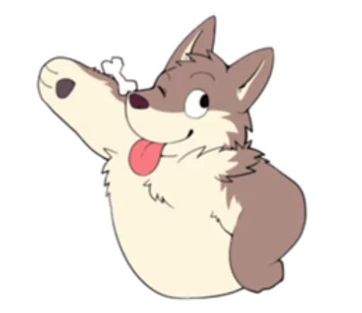 🏞 Стикер «Eastern Timber-Wolf» для Telegram