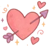 💘 Эмодзи «💕 Набор эмоджи с рандомными блестяшками» для Telegram