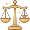 ⚖️ Эмодзи «💕 Набор эмоджи с рандомными блестяшками» для Telegram