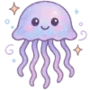 🐙 Эмодзи «💕 Набор эмоджи с рандомными блестяшками» для Telegram