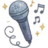 🎤 Эмодзи «💕 Набор эмоджи с рандомными блестяшками» для Telegram
