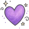 💜 Эмодзи «💕 Набор эмоджи с рандомными блестяшками» для Telegram
