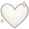 🤍 Эмодзи «💕 Набор эмоджи с рандомными блестяшками» для Telegram