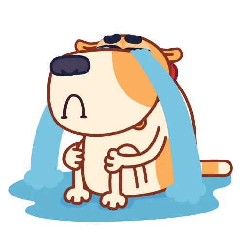 😭 Эмодзи «Eddo Dog» для Telegram