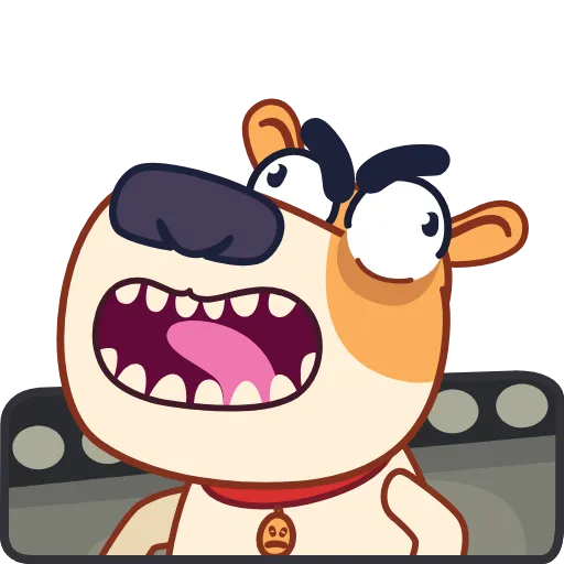 🤬 Эмодзи «Eddo Dog» для Telegram