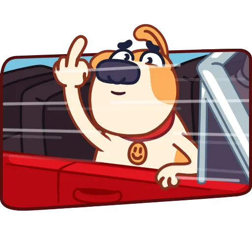 🖕 Эмодзи «Eddo Dog» для Telegram