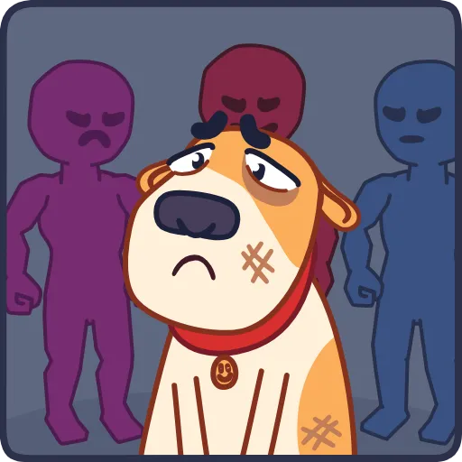😔 Эмодзи «Eddo Dog» для Telegram