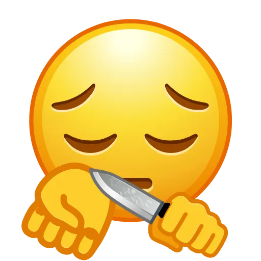 😔 Эмодзи «😐 Edited Emojis - нестандартные эмодзи» для Telegram