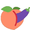 🍑 Эмодзи «🍆» для Telegram